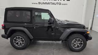 2024 JEEP WRANGLER 2 DOOR SPORT S FULL 4K WALKAROUND 24J140 [upl. by Soisanahta848]