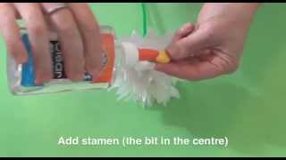 How to make tissue paper flowers [upl. by Ocnarf]