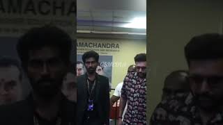 Actor jayamravi beautifulentry Sri Ramachandra Medical College their movie Brother [upl. by Lletnahs]