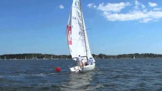 J70 Boat Handling with Tim Healy  Section 1  Spinnaker Set Up [upl. by Jc]