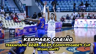 Kenmark Cariño Terrafirma 20232024 PBA Commissioners Cup Highlights [upl. by Rafaela]