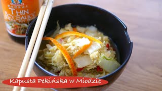 Kapusta Pekińska w Miodzie  Pyszna Potrawa Wegetariańska z Woka  Cabbage in Honey  SushiSklep [upl. by Eelatsyrc949]