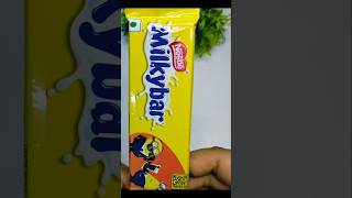 Milkybar chocolate opening shortvideo youtubeshorts [upl. by Suirauqram902]