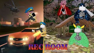 Rec room jail break and gorilla tag in recroomforyou [upl. by Namilus]