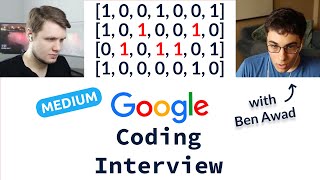 Medium Google Coding Interview With Ben Awad [upl. by Akemak]