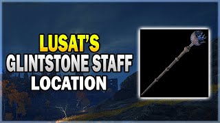 Lusats Glintstone Staff Location  Elden Ring Weapon Guide [upl. by Ailerua889]