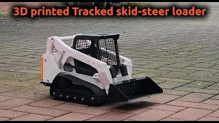 3d printed tracked skidsteer loader by AN3DRC Link to STL in the description [upl. by Lamrert]