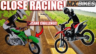 STRAIGHT RHYTHM RACING BUT WE ADDED THE HARDEST CHALLENGE MX BIKES [upl. by Erkan458]