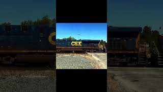 91424 CSX Intermodal with UP trailing at Danville Indiana train unionpacific csx railroad [upl. by Bent]