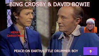 PEACE ON EARTH LITTLE DRUMMER BOY by DAVID BOWIE amp BING CROSBY  Retrospective [upl. by Assenad626]