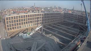 Timelapse parkeergarage Meelfabriek 1e helft 2019 [upl. by Trelu]