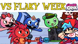 Friday Night Funkin  VS Flaky FULL WEEK Happy Tree Friends amp Flippy [upl. by Anneh]