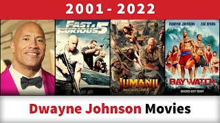 Dwayne Johnson Movies 20012022 [upl. by Artiek698]