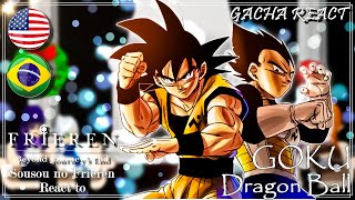 GC Sousou no Frieren React Goku Dragon Ball Superdripgokumanga  Saiyajin 🇧🇷🇺🇸 [upl. by Yauqram]