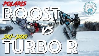 Polaris BOOST vs Skidoo TURBO R…Side by Side Comparison [upl. by Greerson]