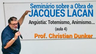 Seminário sobre a obra de Jacques Lacan  Angústia Totemismo Animismo Prof Christian Dunker [upl. by Ella]