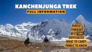 Kanchenjunga Base Camp Trek Information  Full Itinerary  trekking [upl. by Leuqim56]