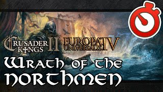 CK2 to EU4  Wrath of the Northmen 769 AD  1821 AD Timelapse [upl. by Menendez]