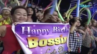 Vic Sotto BOSSING BIRTHDAY Eat Bulaga Opening No  April 30 2016 [upl. by Eniliuqcaj]