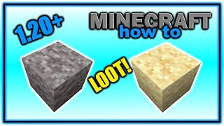 How to Find Suspicious Gravel and Sand and LOOT 120  Easy Minecraft Tutorial [upl. by Dacy218]