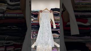 DRESS WITH SHRUG…🤗ORDER9888742157perfectpointkhana viral womensclothing reels fashionstyle [upl. by Arleyne162]