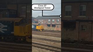 37407 quotBlackpool Towerquot Doncaster station 270924 trainspotteruk railway trains class37 [upl. by Bill855]