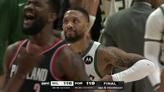 TRAIL BLAZERS SPOIL DAMES RETURN TO PORTLAND 😱  NBA on ESPN [upl. by D'Arcy]