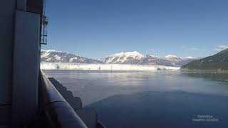 Crociera Alaska  Sapphire Princess  17082023  Yakutat Bay Hubbard Glacier  timelapse 5x [upl. by Mikol885]