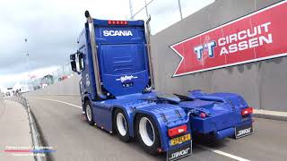 Intocht Truckstar Festival 2023 Compilation  Scania V8 Sound by TT Assen  The Movie 2160p 4K [upl. by Karly]