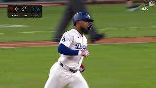 Teoscar Hernandez Hits His First 2 Home Runs with the Dodgers [upl. by Chaffin]