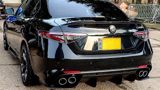 Alfa Romeo Giulia Quadrifoglio Carwash amp Detailing Video carwash touchlesscarwash alfaromeo [upl. by Yenruoj]