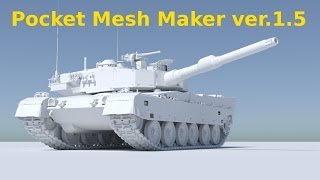 Blender Addon Pocket Mesh Maker ver15 ENG [upl. by Oicul151]