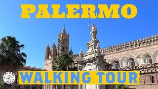 Palermo Sicily  Port Day Walking Tour  Cathedral Quattro Canti Opera House [upl. by Vittorio]