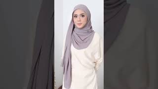 HOW TO WEAR HIJAB WITH EARRINGS  SHAWL Tutorial Terkini [upl. by Publius]