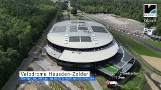 HeusdenZolder Velodrome Waterproofing with RENOLIT ALKORPLAN Classic PVC Membrane [upl. by Miharbi333]