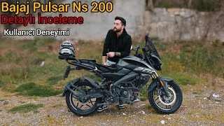 Bajaj Pulsar Ns 200 İnceleme Kullanıcı Deneyimi [upl. by Ailadgim]