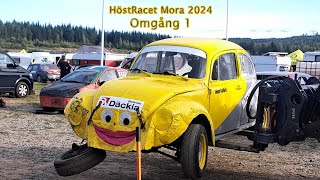 Folkrace Incar  Höstracet 2024  Mora  Omgång 1  VW Bubbla [upl. by Kanter]