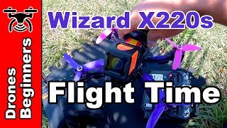 Eachine Wizard x220s Flight Time Tips Before flying [upl. by Annuhsal]