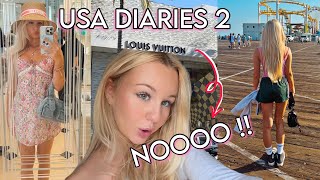 Wir durften bei Louis Vuitton nicht aufs Klo 😱 USA Diaries 2  MaVie Noelle [upl. by Tnemelc]