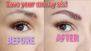 DIY Eyebrow Lamination UNDER 20 [upl. by Ikcin]