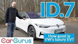 Volkswagen ID7 Review Audi luxury for VW prices [upl. by Rialcnis739]