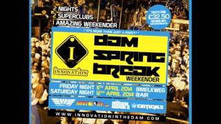 DJ PLEASURE  MC BASSMAN NUTCRACKA DREPS amp TRIGGA  INNOVATION IN THE DAM SPRING BREAK 2014 [upl. by Rodolfo689]