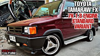 Toyota Tamaraw FX Standard Variant 7K 18 Engine Modified  OtoCulture [upl. by Cutty]