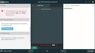 Instrucciones CODECADEMY [upl. by Nohsauq63]