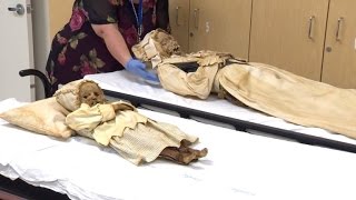 Mummified Mom and Son Get CT Scan to Discover How They Died 300 Years Ago [upl. by Anidualc516]