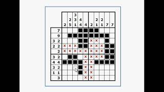 10 x 10 Nonogram Puzzles  How to Solve [upl. by Tselec]