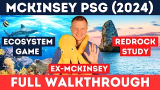 McKinsey Problem Solving Game PSG Ecosystem Game amp Redrock Study  COMPLETE “SOLVE” WALKTHROUGH [upl. by Vipul606]