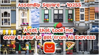 AliExpress Cheap Fake Lego Review  Assembly Square  10255 THIS TOOK ME OVER A YEAR TO GET [upl. by Raleigh]