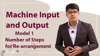 Machine Input and Output  Basic Model 1  Number of Steps for Rearrangement [upl. by Reube]