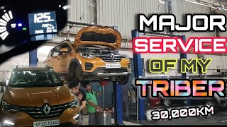 Renault Triber Top Model 2022  Triber Service Cost and Interval  vlog [upl. by Llennhoj414]